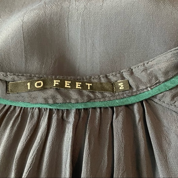 10 Feet Tunic Blouse with Silver Embroidery 10 - Picture 11 of 12